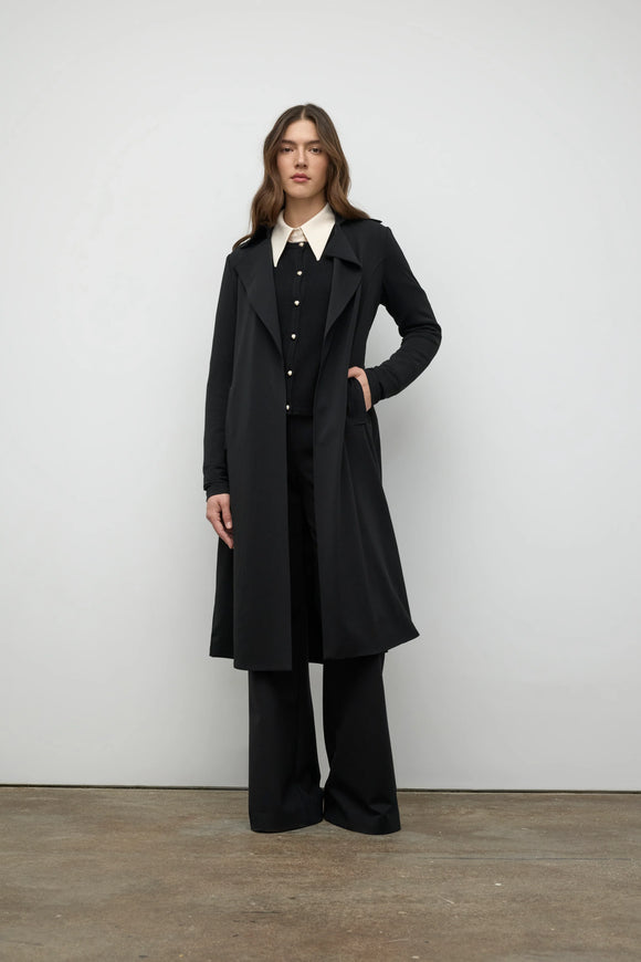 Iris Setlakwe Matte Jersey Trench Coat