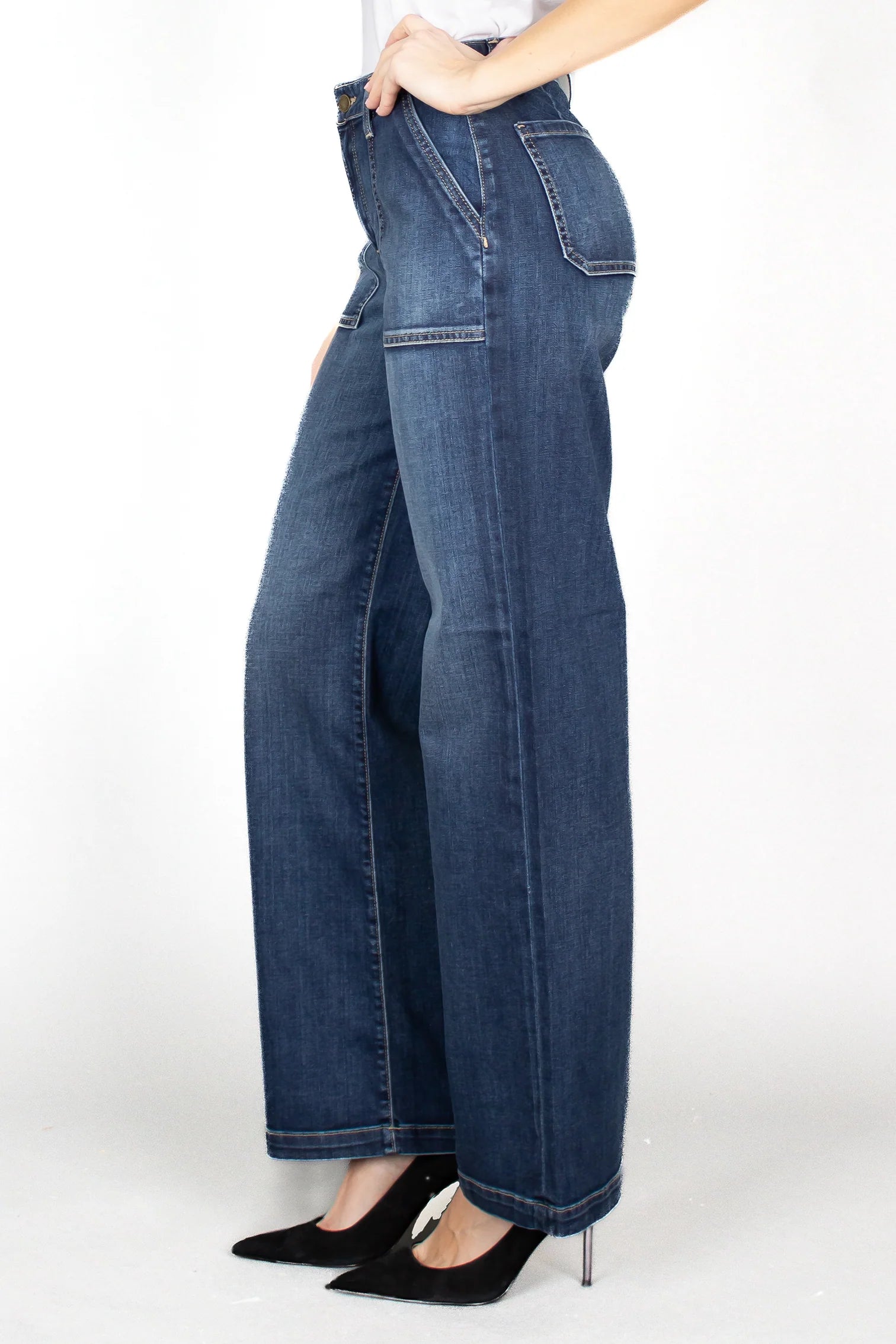 Fidelity Joni Fashion Wide Denim - 0