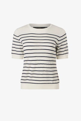 Iris Setlakwe Merino Blend Striped Tshirt - 0
