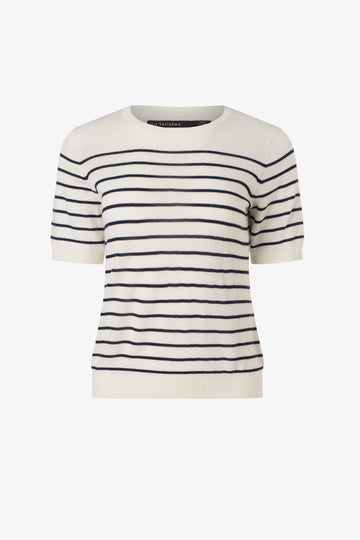 Iris Setlakwe Merino Blend Striped Tshirt - 0