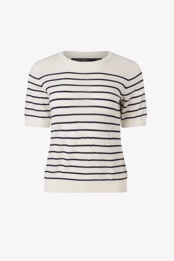 Iris Setlakwe Merino Blend Striped Tshirt