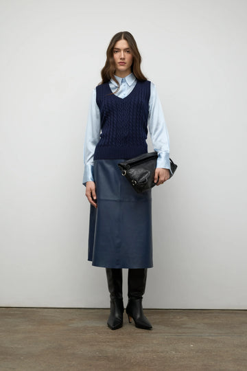 Iris Setlakwe Cable Sleeveless Knit Top - 0