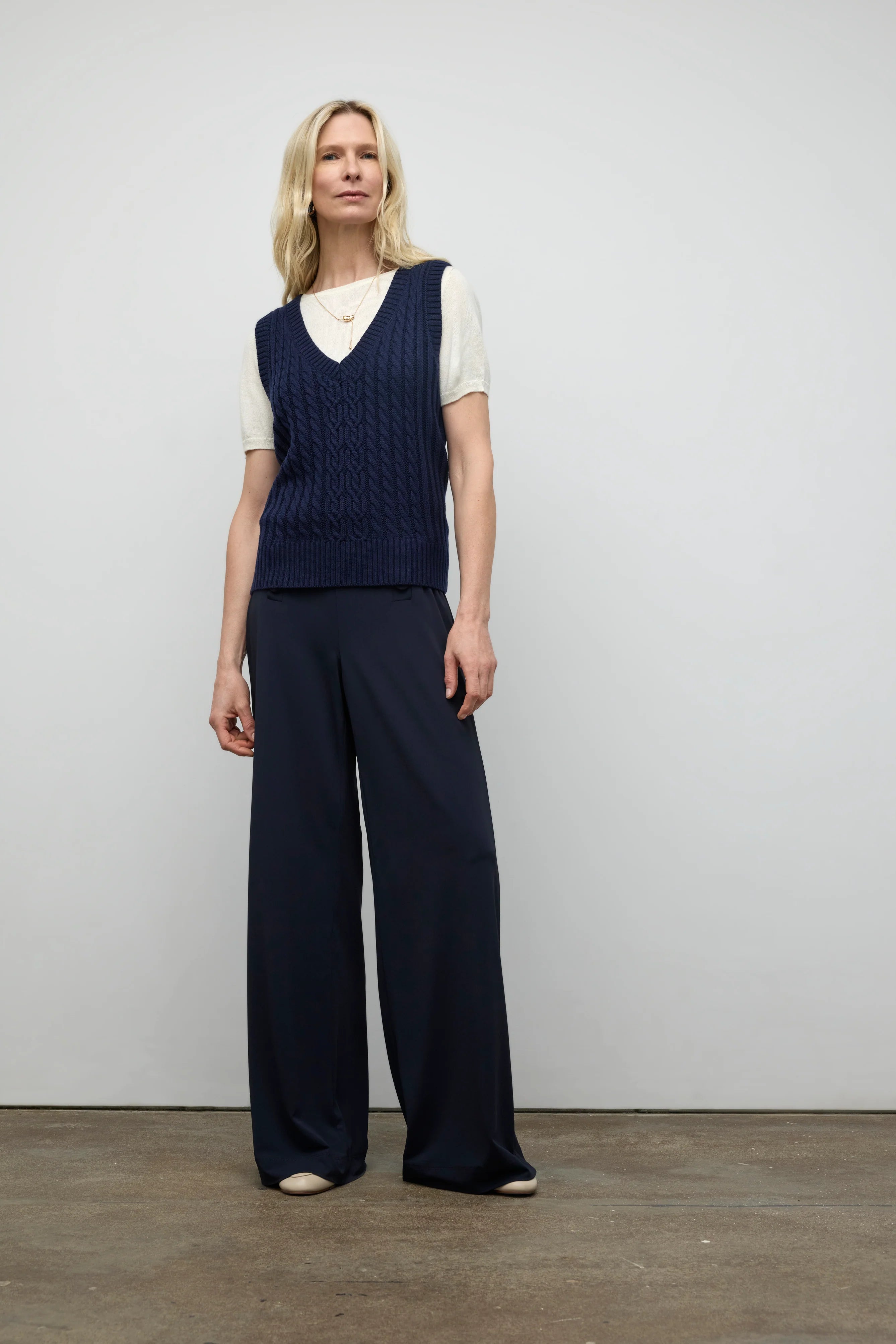 Iris Setlakwe Cable Sleeveless Knit Top