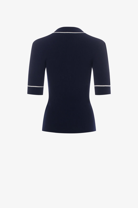 Iris Setlakwe Short Sleeve Polo