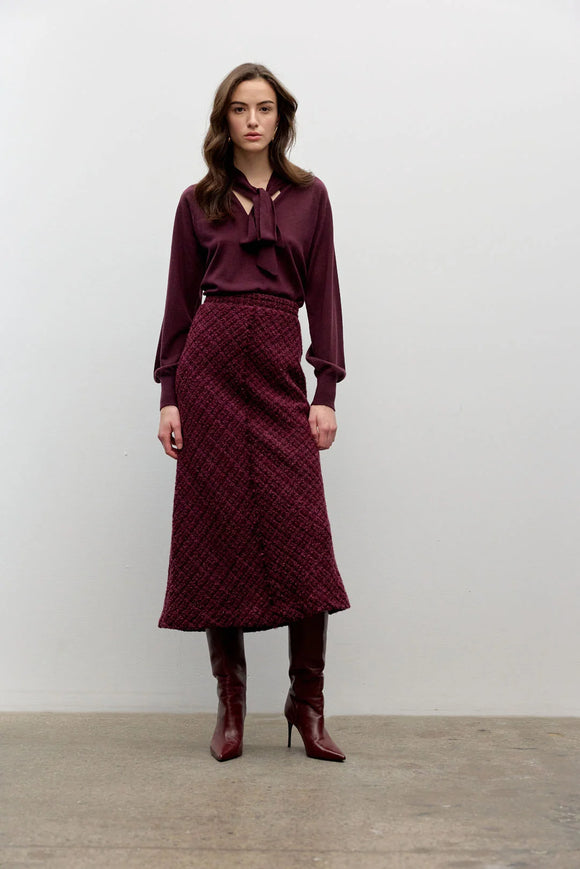 Iris Setlakwe Tweed Skirt