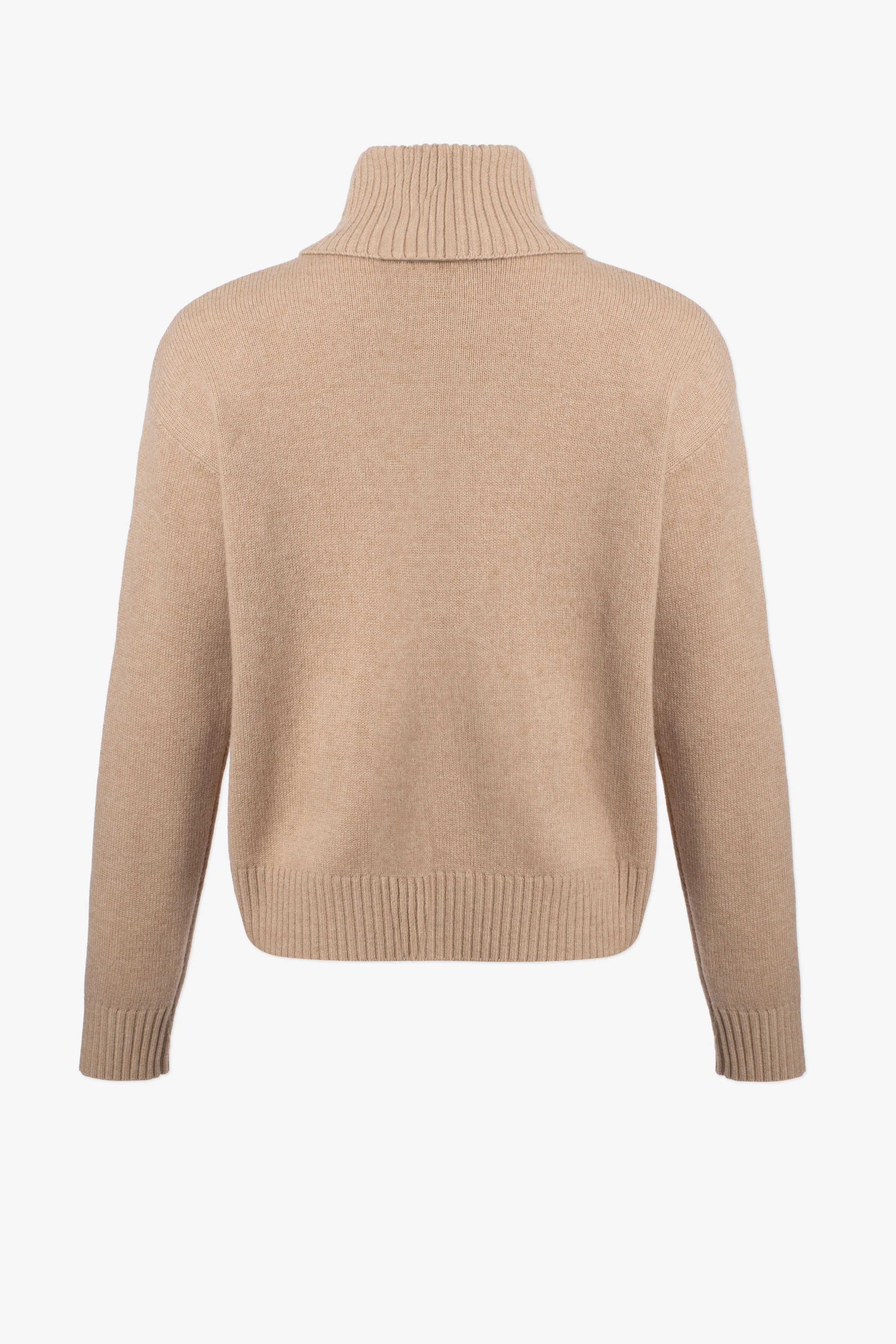 Iris Setlakwe Turtleneck Boxy Crop Sweater