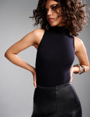 Commando Ballet Mockneck Sleeveless Bodysuit-6