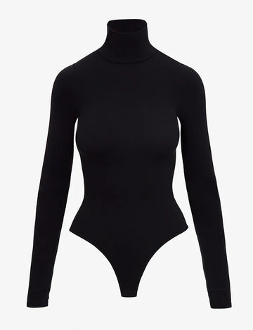 Buy black Commando Ballet Long Sleeve Turtleneck Bodysuit