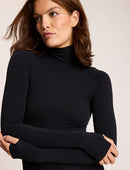 Commando Ballet Long Sleeve Turtleneck Bodysuit-2