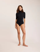 Commando Ballet Short sleeve Turtleneck Bodysuit-2