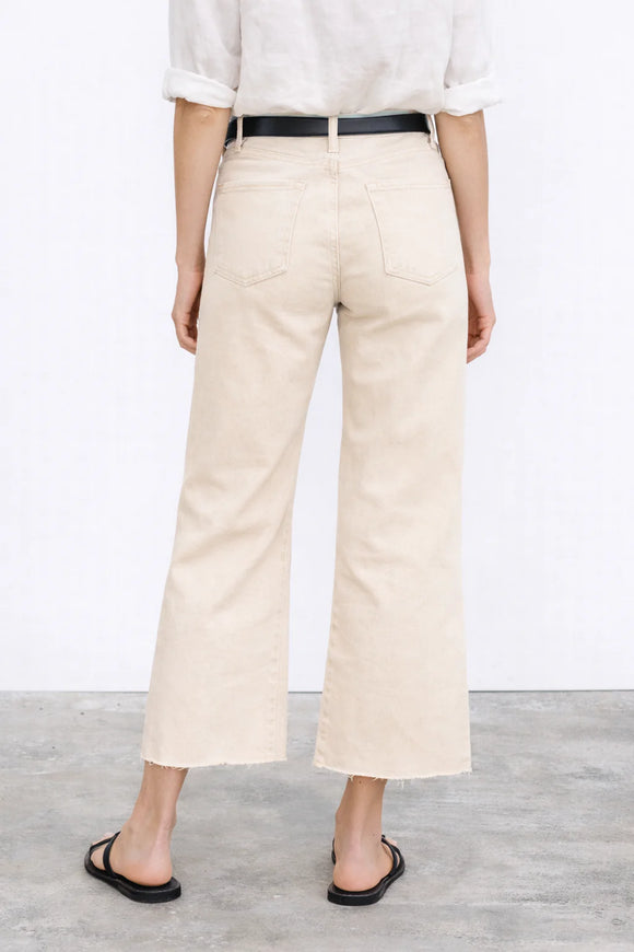 Fidelity Katie Crop Flare  - Tan