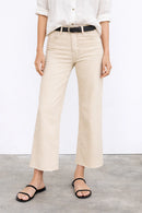 Fidelity Katie Crop Flare  - Tan-1