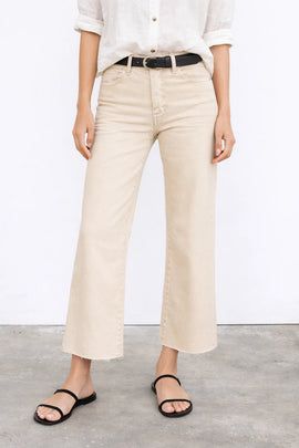Fidelity Katie Crop Flare  - Tan