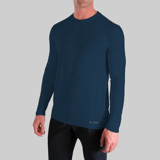 2Undr Luxe Long Sleeve Crew tee