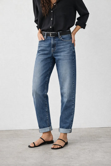 Fidelity Muse Relaxed Tapered Women's Denim