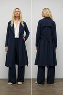 Iris Setlakwe Matte Jersey Trench Coat-7
