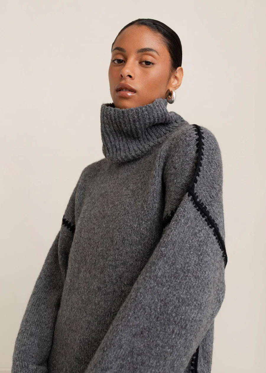 Paper Label Ari Turtleneck Sweater - 0