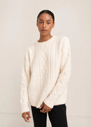 Paper Label Rayna Cable Sweater-1