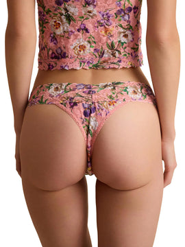 Hanky Panky Fawning Flora Thong - 0