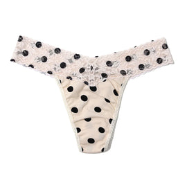 Hanky Panky Supima Cotton Poke A Dot Thong
