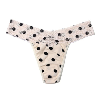 Hanky Panky Supima Cotton Poke A Dot Thong