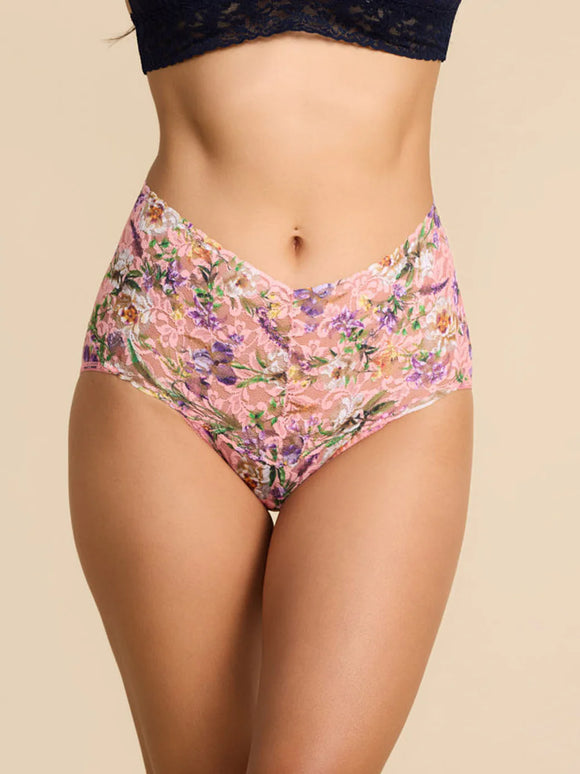 Hanky Panky Fawning Flora Retro V-kini