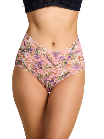 Hanky Panky Fawning Flora Retro V-kini