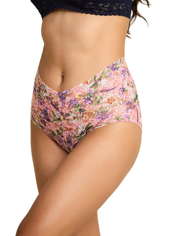 Hanky Panky Fawning Flora Retro V-kini - 0