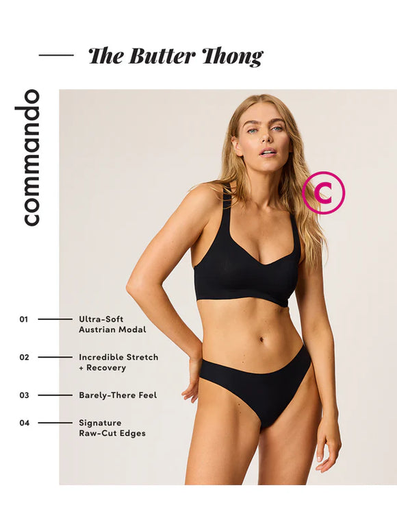 Commando Butter Mid Rise Thong