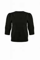 Iris Setlakwe Merino Blend Sweater w/ Rushed Sleeve Detail-7