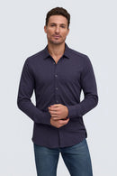 Raffi Aqua Cotton Button up Front Long Sleeve-57