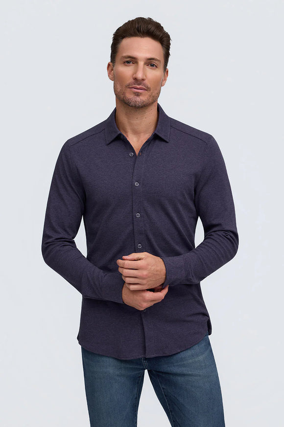 Raffi Aqua Cotton Button up Front Long Sleeve