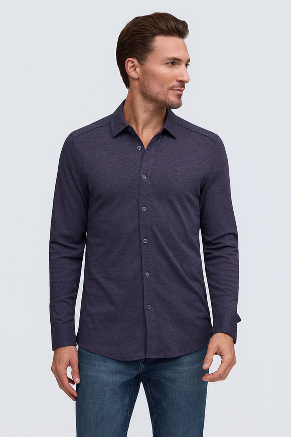 Raffi Aqua Cotton Button up Front Long Sleeve