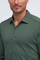 Raffi Aqua Cotton Button up Front Long Sleeve-54