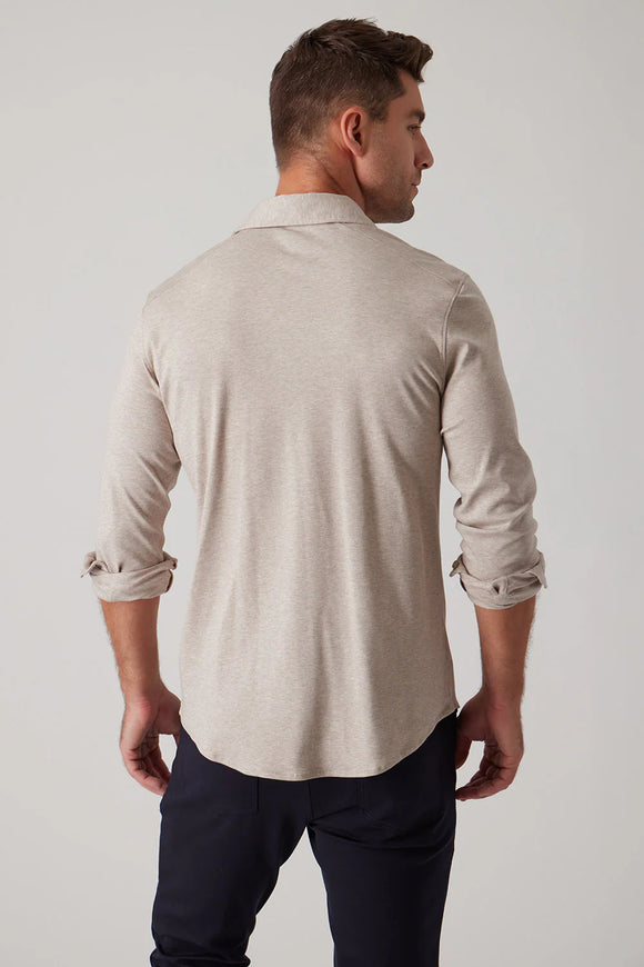 Raffi Aqua Cotton Button up Front Long Sleeve