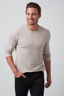 Raffi Aqua Cotton Long Sleeve Crew - JOSH-43