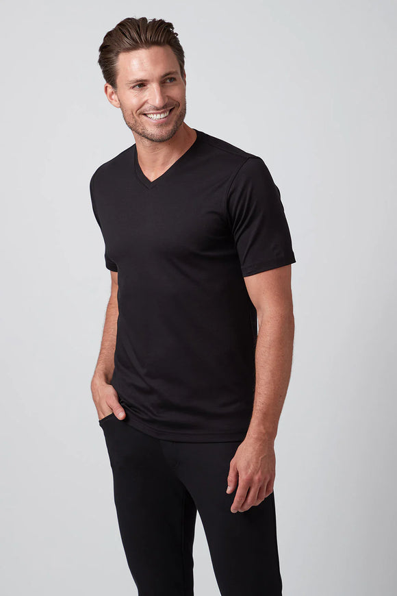 Raffi SS Pure Aqua Basic All Year Round Must Have VNeck Tshirts - RW22201