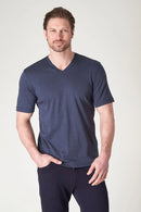 Raffi SS Pure Aqua Basic All Year Round Must Have VNeck Tshirts - RW22201-26