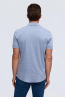 Raffi  Aqua Button Up Short Sleeve Cotton Shirt-4