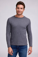 Raffi Aqua Cotton Long Sleeve Crew - JOSH-26