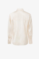 Iris Setlakwe Button Down Classic Stretch Silk Shirt-2