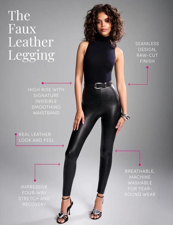 Commando Best Selling Faux Leather Legging with Perfect Control