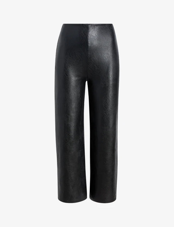 Commando Faux Leather Cropped Wide Leg Pant