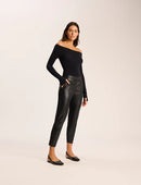 Commando Faux Leather  Cigarette Pant-4