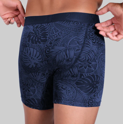 2Undr Swing Shift Boxer Brief Prints - Coastal Blue