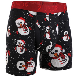 2Undr Swing Shift Boxer Brief Prints - Black Frost