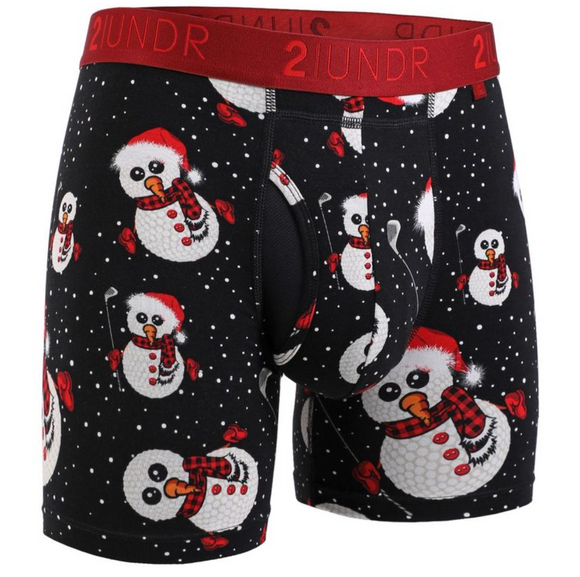 2Undr Swing Shift Boxer Brief Prints - Black Frost