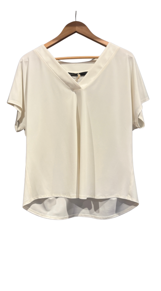 Buy ivory Iris Setlakwe Basic VNeck Tshirt