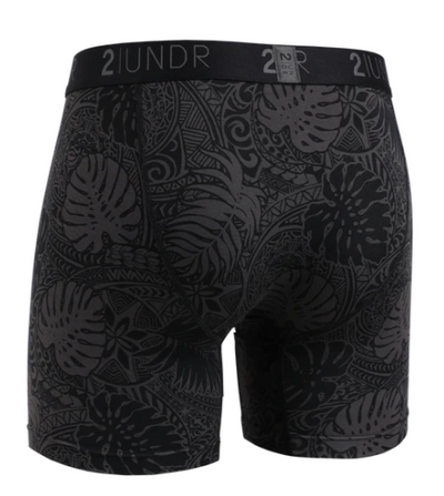 2Undr Swing Shift Boxer Brief Prints - Coastal Black - 0