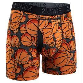 2Undr Swing Shift Boxer Brief Prints - Hoops